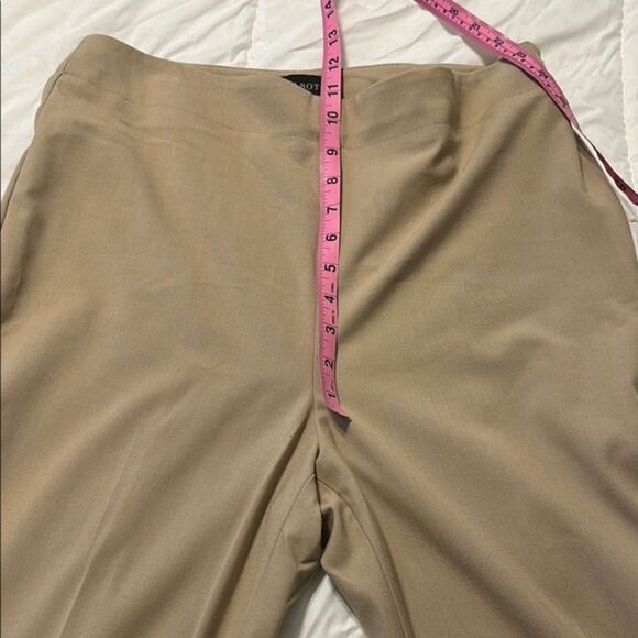 Talbots Hollywood Pullon Pants Womens 10 Stretchy Zip Straight Leg High Rise - Picture 10 of 12